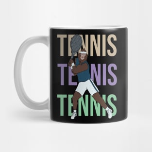 Bigfoot tennis player Mug